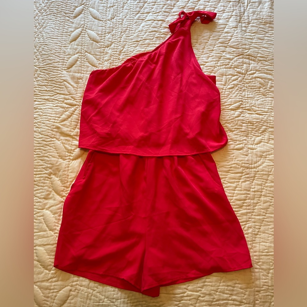 One shoulder romper, from Amazon